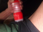 【高画質4Ｋ】ガテン系がギンギンになったチンポをテンガで激しくオナニ