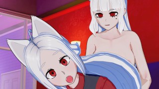 Helltaker Cerberus X Futa Lucifer 3D Hentai