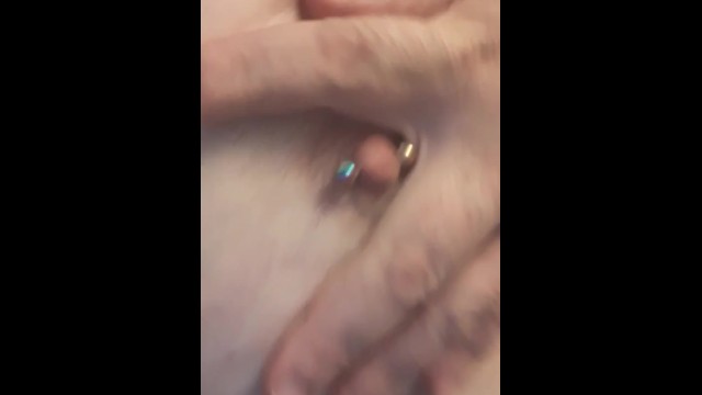 BBW Tattoed Big Boobs Nipple Pierced Teen Tattoed Solo Nipple Suckling