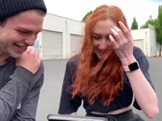 Innocent 19 year old skater girl reacts to one man one jar