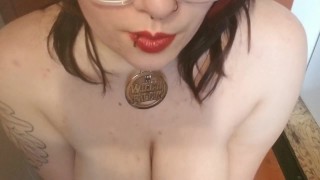 Goth Sub Bitch Begs To Be Fucked And Suck Cocked During Orgasms
