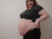 Preview 2 of You love my big belly and milky tits