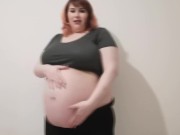 Preview 5 of You love my big belly and milky tits