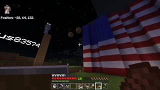 minecraft with the boys ep7 - god bless america