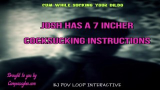 josh has a 7 incher POV JOI ENHANCED with gay homo fag music