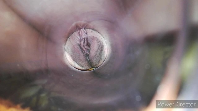 Wolken durch eine Tube blasen