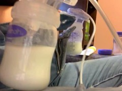 Breastmilk pump time lapse 