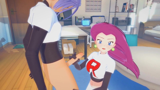 Pokemon Hentai 3D - Jessie (Musashi) x James (Team Rocket)