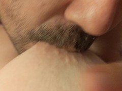 Ultra 4k Close Up of Nursing POV