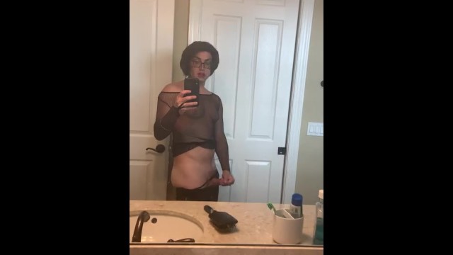 Femmeboy Twink Crossdresser Cumshot - Mtf Tgirl Cum Whore