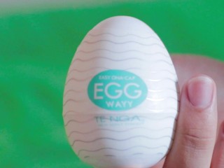 Testando Ovos Tenga - Ondulado (azul Claro) | TUTORIAL, REVISÃO E TEST