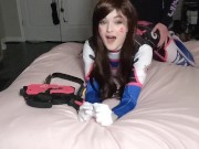 Preview 1 of D.va gets nerfed by a big cock