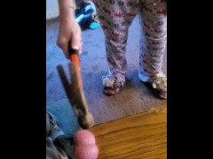 Friend trying to rupture my balls