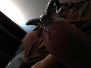 Trying My_New Urethral Dilator, Intense and Painful Orgasm