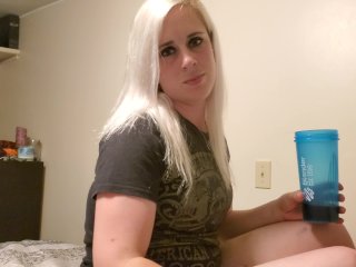 Hot Milf seducing step son for hot joi blowjob