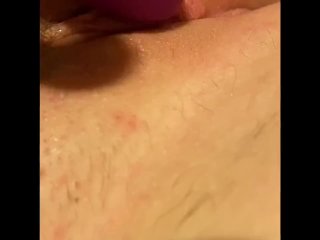 Close Up Wet Pussy Fingering and Clit VibratingWhilst ThinkingOf Her Tongue