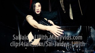 Кончи на сапоги хозяйки - JOI Penis - с SaiJaidenLillith