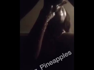 amateur, vertical video, blowjob, ebony