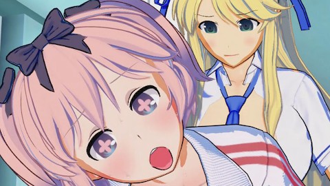 Senran Kagura - Futa Katsuragi X Hibari 3D Hentai