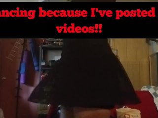 VIDEO NUMBER 50!!! THIS BIG TITTED GOTH CHICK HAS MADE 50 VIDEOS!!!