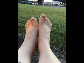 exclusive, foot worship, foot rub, vertical video