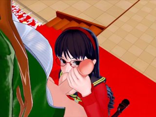futa Persona 5 Futaba X Persona 4 Yukiko (3D HENTAI)
