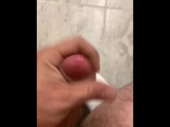 Stroking cock while Serena’s away 