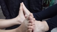Footsie and feet compare 