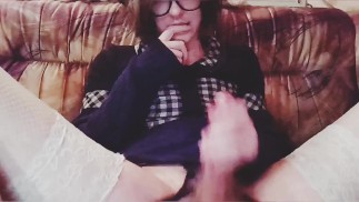 Trap Fapping Cute Big Dick
