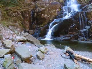 Petite Canadian Has Sex at_Waterfall