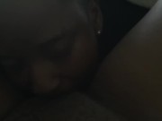Preview 3 of Girl on girl, sexy moan, giving good head,