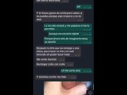 Чат рогоносца, кончает в WhatsApp - Pornhub.com