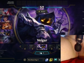 OMG! Playing with my Vibrator on the Highest Setting! League of Legends #9 Luna