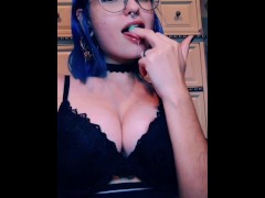 Lip Gloss, Spit & Bra Fetish