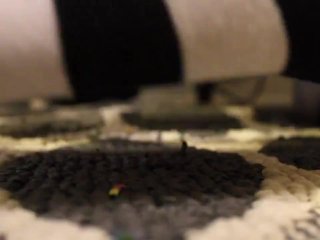 Unaware Goth Giantess Socks Crush