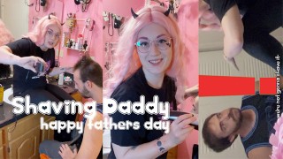 OmankoVivi Shaving Daddy┌( ಠ‿ಠ)┘Happy Father's Day! SFW Vlog