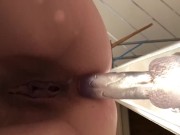 Preview 3 of Orgasme anal et double pénétration en solo avec un gode