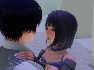 playthrough, short hair, joystickcinema, blowjob