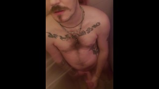 Alternative Straight Guy Shower Masturbation