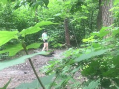 МАНЬЯК ПОДГЛЯДЫВАЕТ ЗА ТЕЛКОЙ В ПАРКЕ И СЛЕДИТ ЗА НЕЙ 4К - Screenshot 1 of 16 - Masturbate