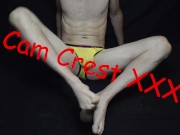 Preview 4 of Cam Crest Gives Footjob