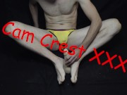 Preview 5 of Cam Crest Gives Footjob