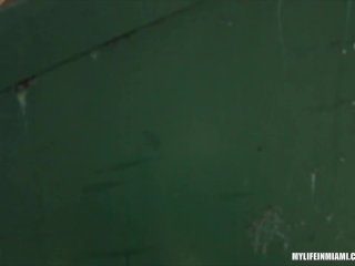 homeless dude ROCKY is back in action fucking hot latina