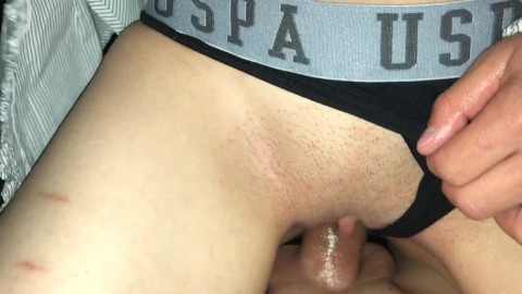 Step sis jerks and rides cock! 