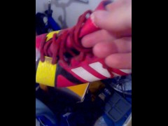 I cum in soccer girl's shoe