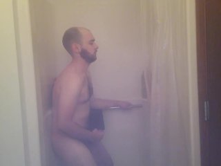 Start the_morning off right with a smoke, a stroke, and a_shower