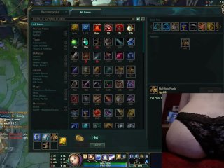 vibrating buttplug fail and_feeding League of Legends #10_Luna