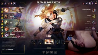 vibrating buttplug fail and feeding League of Legends #10 Luna