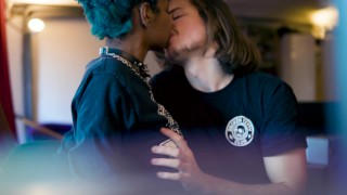 A Mixed-Race Couple Having Sex For Fans Only