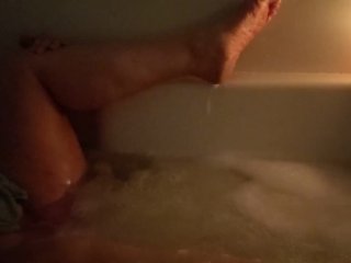 Late Night Self Care: BBW MILF Takes a_Bath and GetsOff